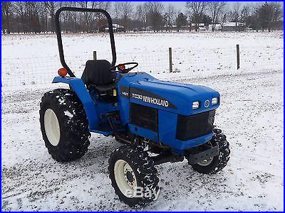 New Holland TC 30 Compact Tractor 4x4 Diesel 976 Hours