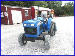 New Holland TC 30 Tractor with New TRI 5 ft. Brush Hog -Shipping $1.85 Mile