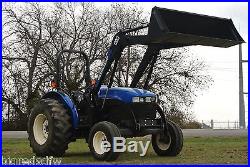 New Holland TN75 Tractor with Loader, 72hp Turbo charged Diesel engine, 1285 hrs