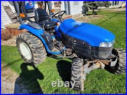 New Holland Tc33d 4wd Supersteer Hst Tractor
