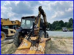 New Holland Tractor, Side Boom Mower, 4x4 side boom brush hog tractor. Air cond