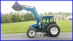New Holland Tractor TN65S with Loader and Cab Heat / AC / Lights