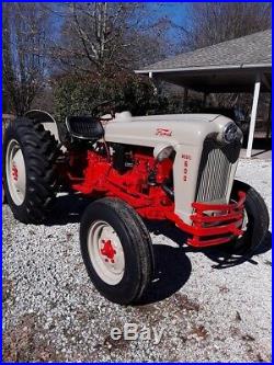 Nice 1955 Ford 600 garden tractor with disk Clean and Restored 10 hrs on motor