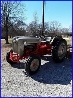 Nice 1955 Ford 600 garden tractor with disk Clean and Restored 10 hrs on motor