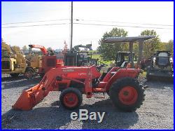 Nice 2008 Kubota L2800 4x4 Compact Tractor WithLoader Only 600hrs