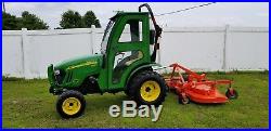 Nice! John Deere 2320 Diesel Hydrostatic tractor with Cab, and 72 MOWER + BlA