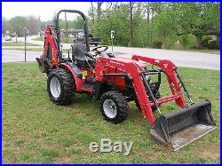 Nice Mahindra Max 28xl 4x4 Loader Backhoe Tractor Only 245 Hours