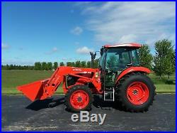 ONLY 60 HOURS 2018 Kubota M7060 Ultra Grand Cab with LA1154 Front End Loader