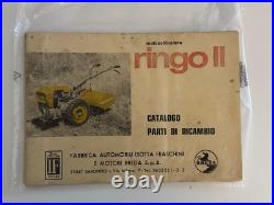 ORIGINAL! Ringo II Farmer Parts Catalog