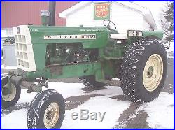 Oliver 1850 diesel farm tractor 3 speed with long pinion shaft RARE 4X4 option