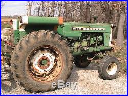 Oliver 1850 gas tractor with set back front axle (perfect to restore)
