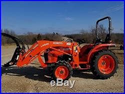 Only 12hrs! 2017 L2501 Kubota 4x4 loader tractor. FREE DELIVERY