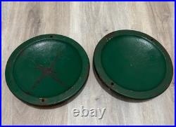 PLANET JR. TUFFY WHEEL WEIGHTS PAIRCast Iron VERY RARE 2pc