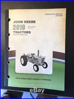 Restored 1965 John Deere Model 2010 Diesel Tractor