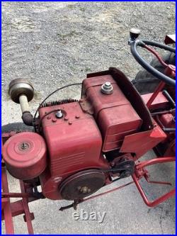 SPEED EX Red Riding Garden Tractor, Riding Tractor with Seat & Steering Wheel