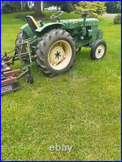 Satoh s650g tractor with finish mower