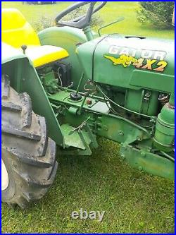 Satoh s650g tractor with finish mower