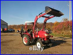 Stallion 284 Compact Utility Tractor 4X4 Loader Backhoe NO RESERVE Farmall Ford