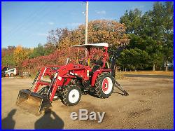 Stallion 284 Compact Utility Tractor 4X4 Loader Backhoe NO RESERVE Farmall Ford