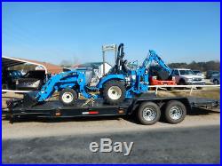 TYM 354 or 394 HST with Loader, Cutter, Blade, and 20 foot Trailer
