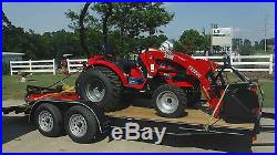 TYM 4x4 Hydrostatic Drive Tractor, Loader, Cutter, Blade and Trailer
