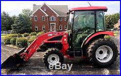 TYM T503 4x4 50 HP Tractor with Loader, Cab & Caterpillar Perkins Diesel Engine