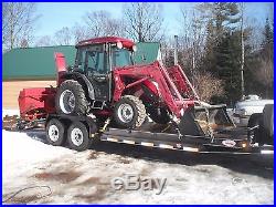 TYM T603 4x4 Loader Cab Snow Blower Compact Tractor 188 Hours