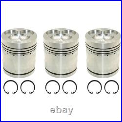 Three 4.40 Standard Pistons K261707 For David Brown Tractors 770 990