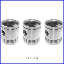 Three 4.40 Standard Pistons K261707 For David Brown Tractors 770 990
