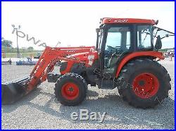 Tractor 55HP, 4WD, Loader, Kioti DK55 523 1-Owner Hours, Loaded EXCELLENT COND