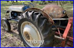 Tractor Ford 8N 25 hp-Gas-3 Point Hitch-PTO-12 Volt with Mower & 6' Blade