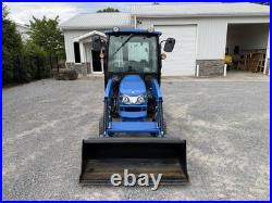 UNUSED 2023 NEW HOLLAND WORKMASTER 25S- ENCLOSED CAB With HEAT- LOADER- ONLY 9HRS