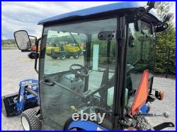 UNUSED 2023 NEW HOLLAND WORKMASTER 25S- ENCLOSED CAB With HEAT- LOADER- ONLY 9HRS