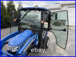 UNUSED 2023 NEW HOLLAND WORKMASTER 25S- ENCLOSED CAB With HEAT- LOADER- ONLY 9HRS