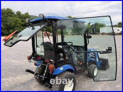 UNUSED 2023 NEW HOLLAND WORKMASTER 25S- ENCLOSED CAB With HEAT- LOADER- ONLY 9HRS