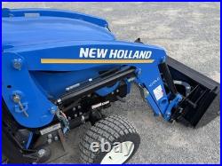 UNUSED 2023 NEW HOLLAND WORKMASTER 25S- ENCLOSED CAB With HEAT- LOADER- ONLY 9HRS