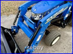 Un-used New Holland Workmaster 25s Mini Cab Tractor 4x4 Enclosed Cab 8 Hrs