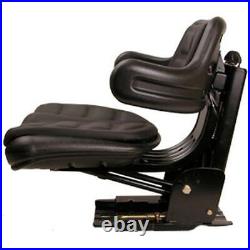 Universal Black Seat With Suspension Track and Adjustment Agnle