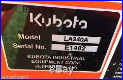 Used Kubota BX25D 4WD HST Diesel Tractor Loader Backhoe LOW HOURS
