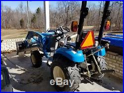 Used compact tractor loader