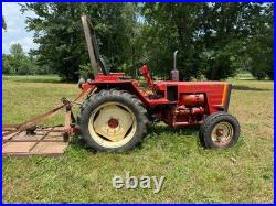 Used farm tractor diesel. Fuel, power, cooling, hydraulic systems working