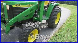 VERY CLEAN 1999 JOHN DEERE 4500 4X4 COMPACT TRACTOR With LOADER 1291 HOURS 39HP