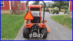 VERY NICE 2002 KUBOTA BX1800 4X4 COMPACT TRACTOR LOADER & BELLY MOWER 440 HOURS