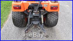 VERY NICE 2002 KUBOTA BX1800 4X4 COMPACT TRACTOR LOADER & BELLY MOWER 440 HOURS