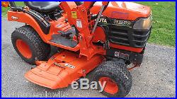 Very Nice 2002 Kubota Bx1800 4x4 Compact Tractor Loader & Belly Mower 440 Hours
