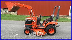 Very Nice 2002 Kubota Bx1800 4x4 Compact Tractor Loader & Belly Mower Hydro