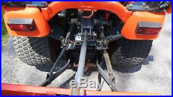 VERY NICE 2004 KUBOTA BX1500 4X4 COMPACT TRACTOR With LOADER & BELLY MOWER 342 HRS