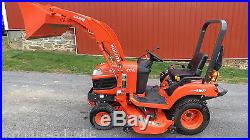 VERY NICE 2011 KUBOTA BX1860 4X4 COMPACT TRACTOR LOADER & BELLY MOWER 212 HOURS