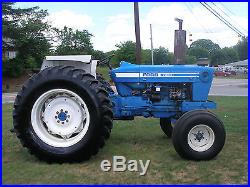 VERY NICE FORD 7600 2WD DIESEL TRACTOR WITH DUAL POWER