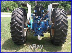 VERY NICE FORD 7600 2WD DIESEL TRACTOR WITH DUAL POWER